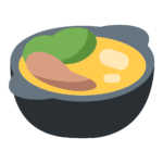 Titter emoji of a pot of food