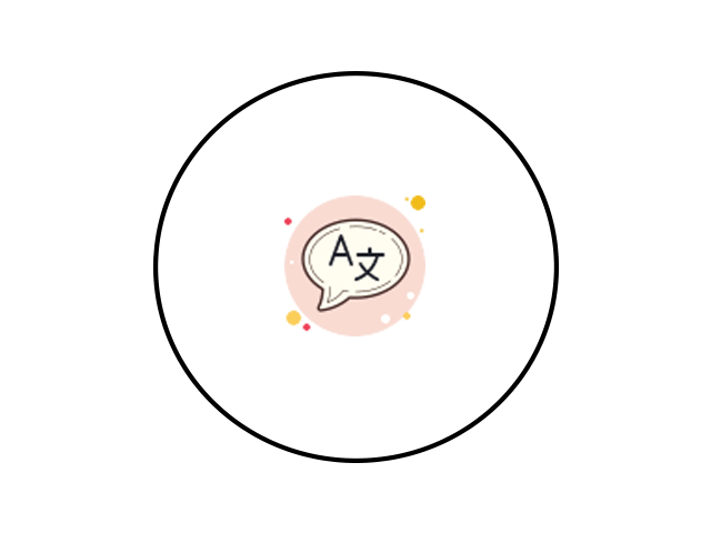 An icon of baby talk in a speech bubble