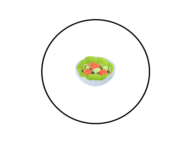 Icon of a green salad